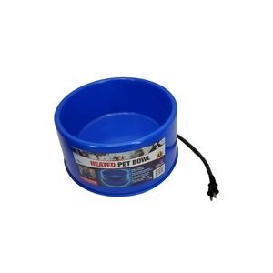 Farm Innovators HEATED PET BOWL  1.5 GAL BLUE 60 Watt P-60B /0.5 AMP Blue Dish